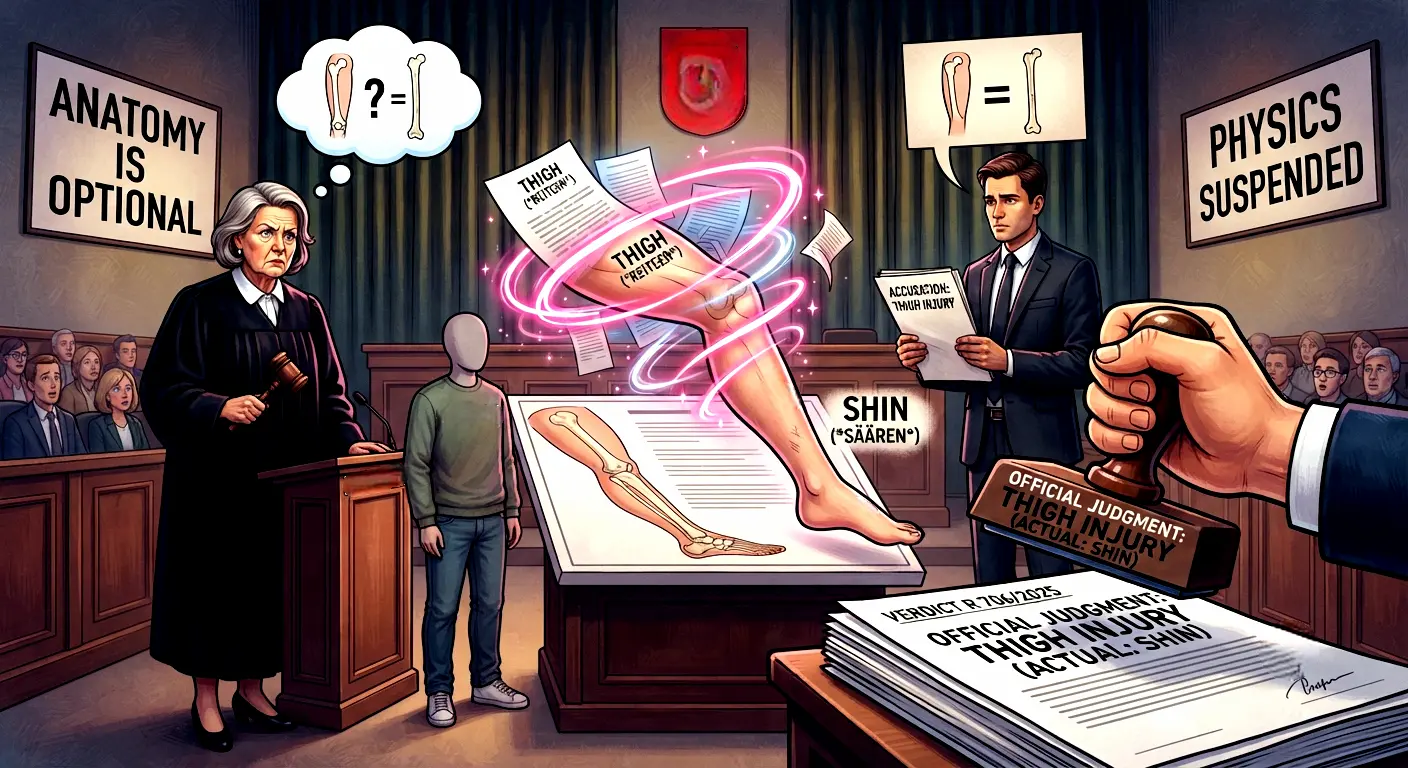 When a Finnish Court Confuses a Thigh With a Shin